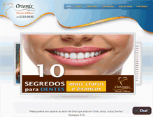 Tablet Screenshot of ortomixodontologia.com.br